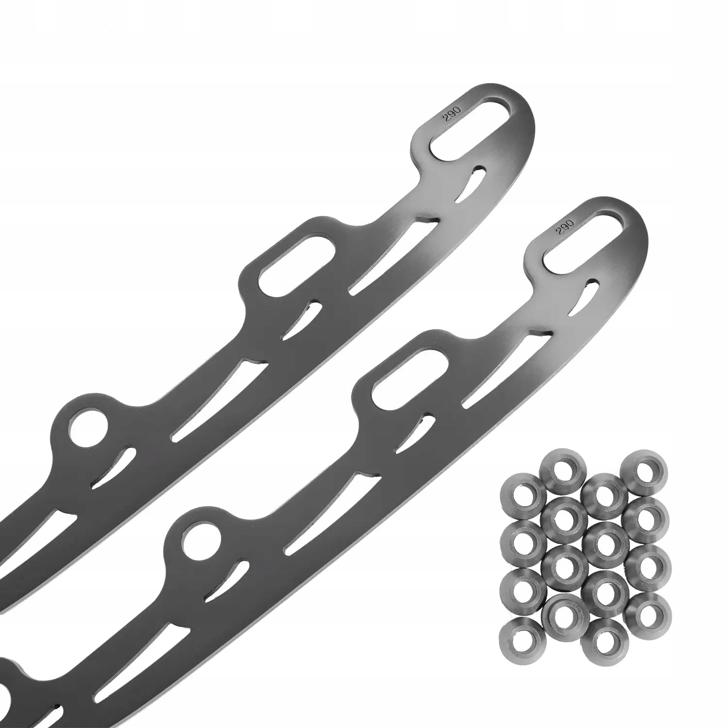 Plošiny pro kolečkové brusle Flying Eagle Freestyle Ice Blades šedé 253 mm