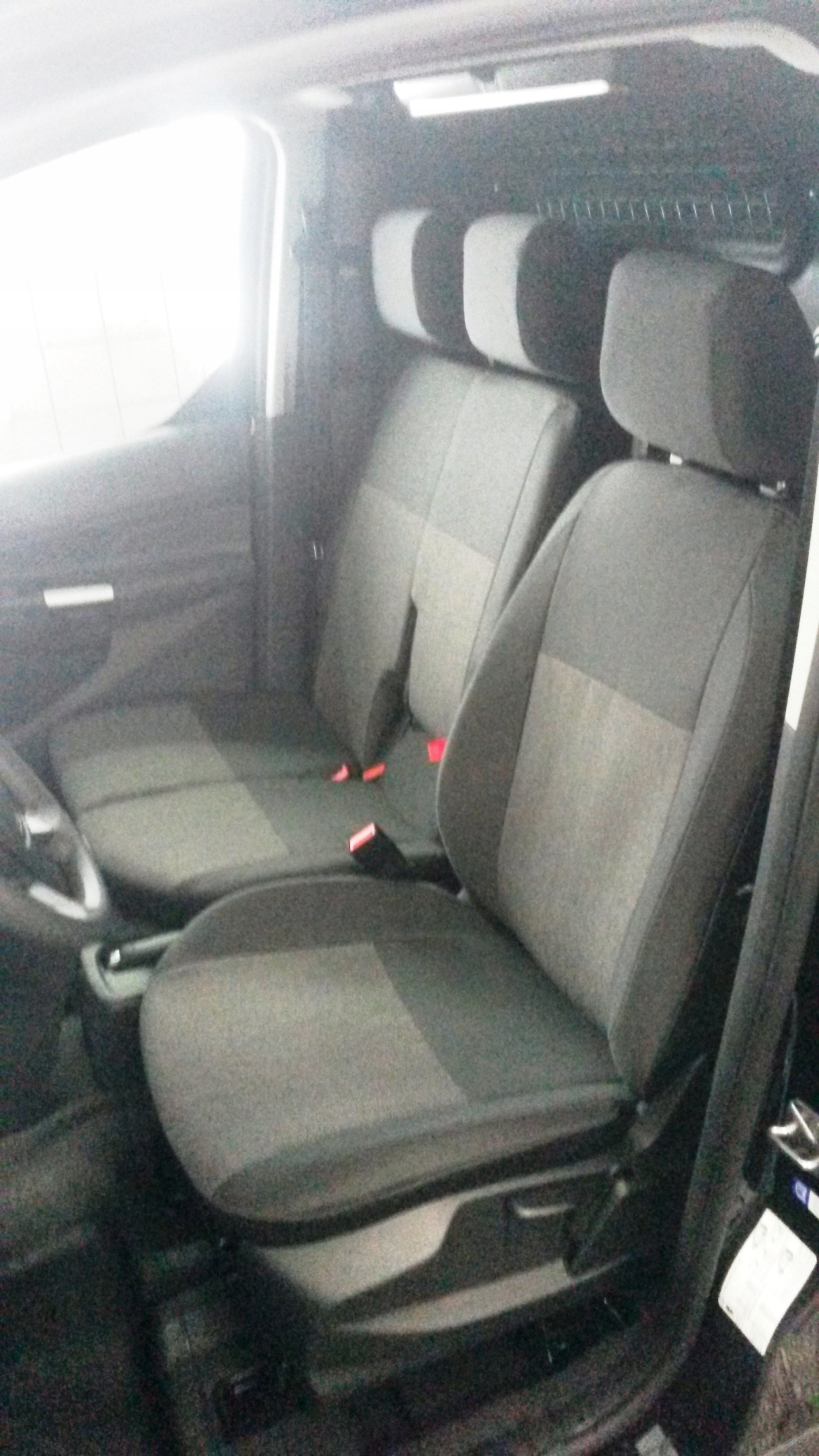 Pokrowce z tkanin Ford Transit Connect 3-osobowy