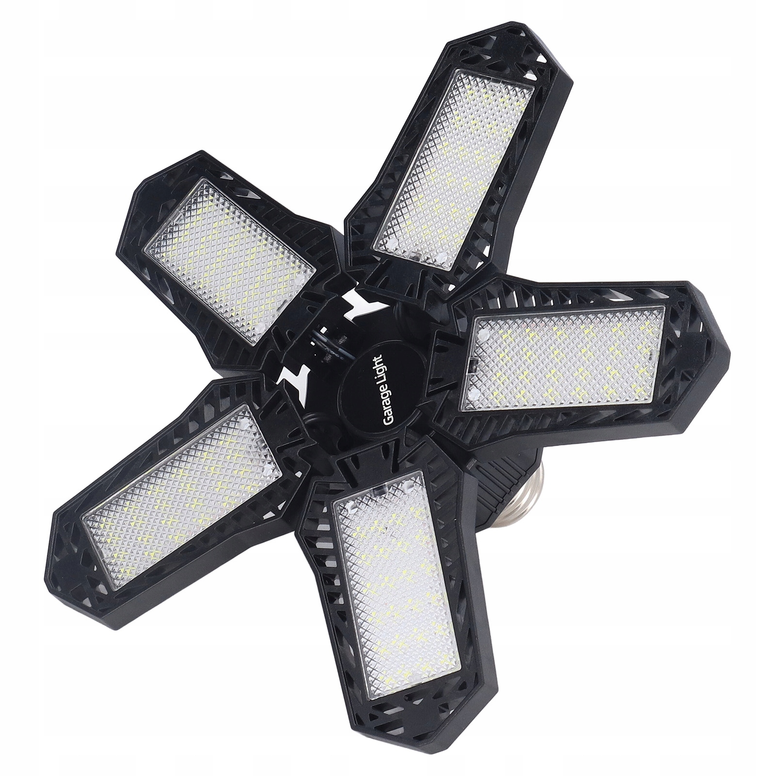 LAMPA GARAŻOWA LED SUFITOWA ROZKŁADANA HALOGEN E27 5 RAMION