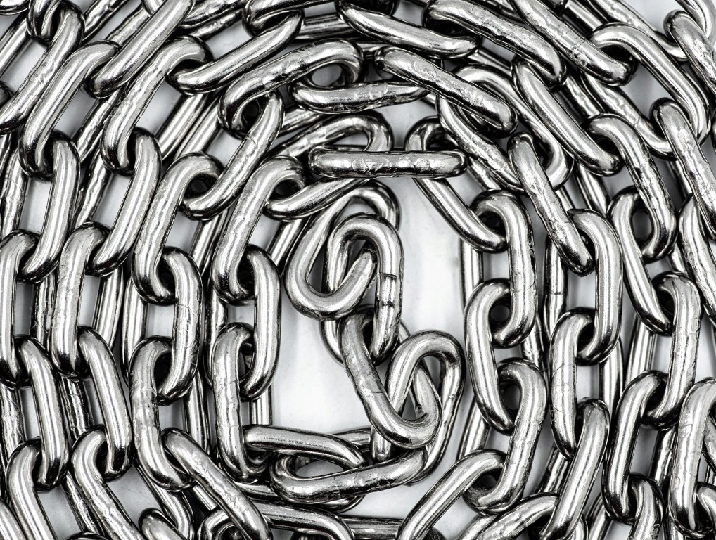 3mm Łańcuch kalibrowany Nierdzewny A2 766 - 1mb Wytrzymałość 200 kg