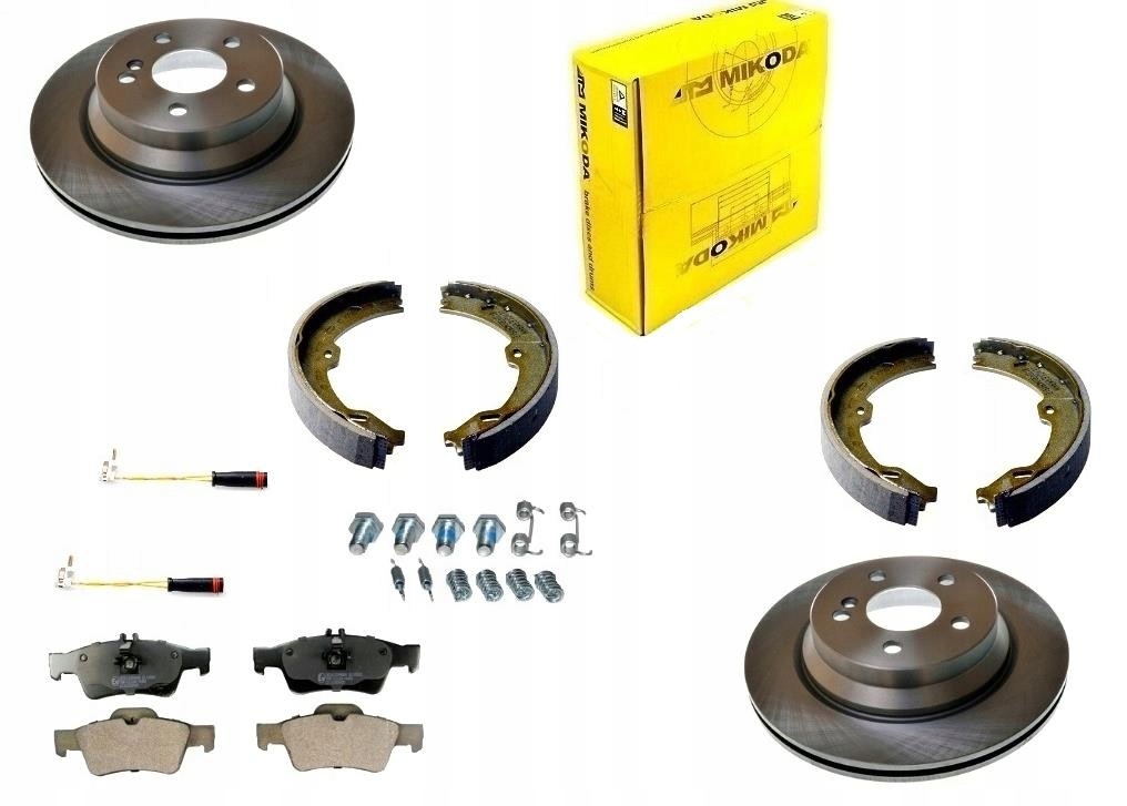 Kotouče Destičky Čelistí Senzory Mercedes S W221 Zadní Sada Ventilky 320MM