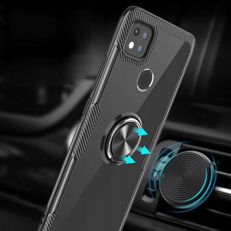 ETUI DO REDMI 9C SPACECASE RING HOLDER PANCERNE Materiał tworzywo sztuczne