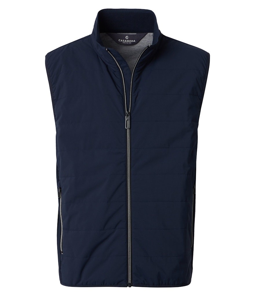 Casa Moda Velká Hybridní Vesta Velké Velikosti, Modrá, Velikost 4XL