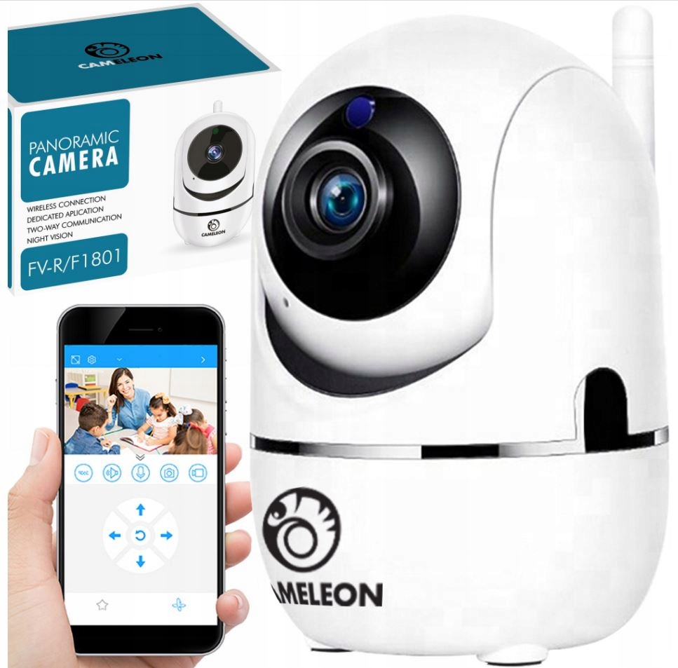 Vnitřní Otočná Ip Kamera WiFi 4K Chůvička