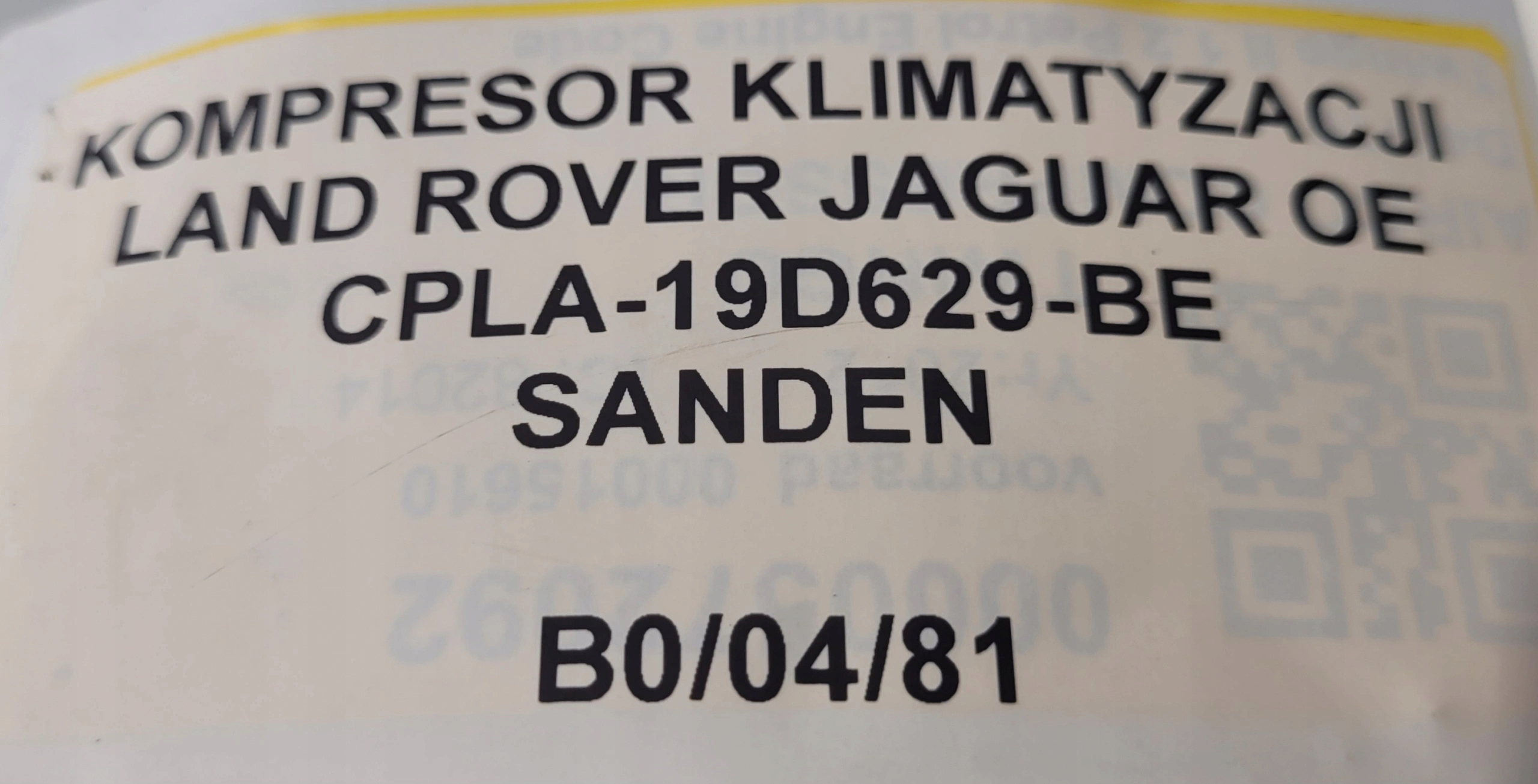 kompresor klimatizaci LAND ROVER CPLA-19D629-BG