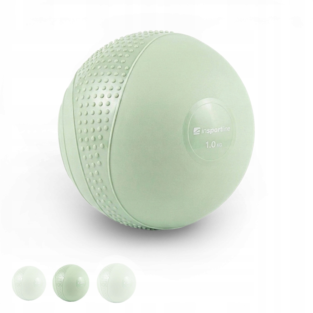 Mini Piłka Lekarska inSPORTline Sendelar 1 Kg 11 CM do ćwiczeń pilates