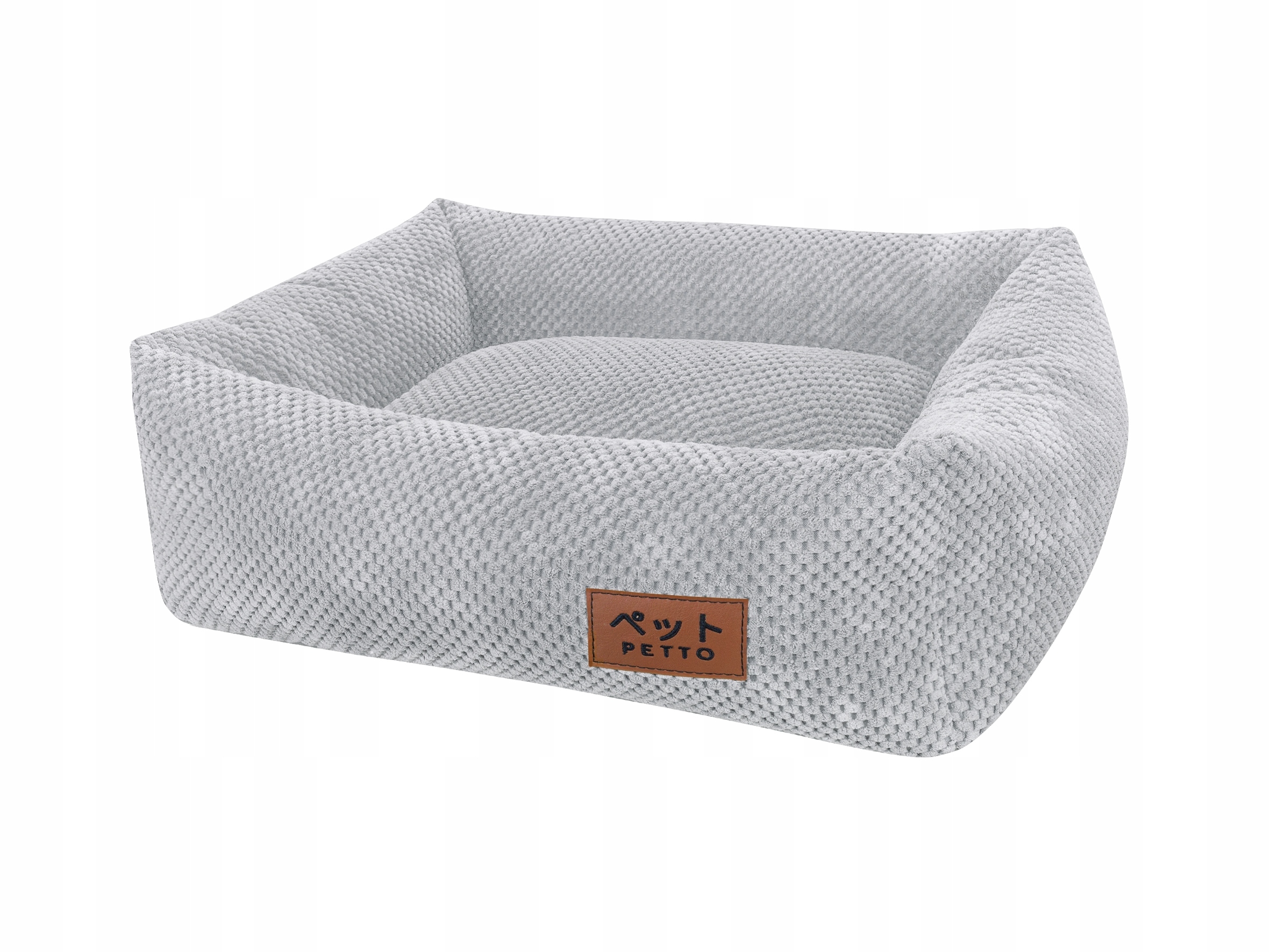 Levně Petto Pelíšek Osaka Cozy pro psy šedá L 115/90 cm