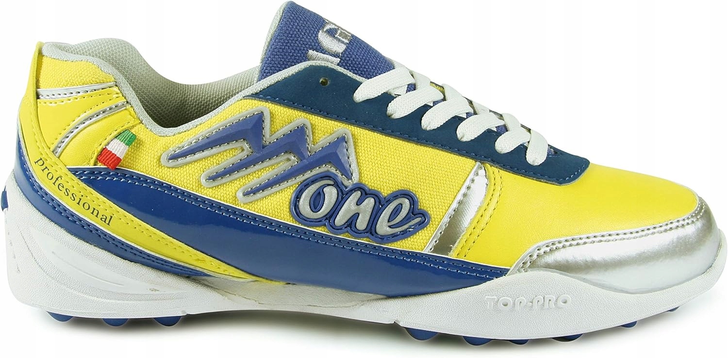 C270 Agla One Żółto-niebieskie, buty halowe halówki r. 34
