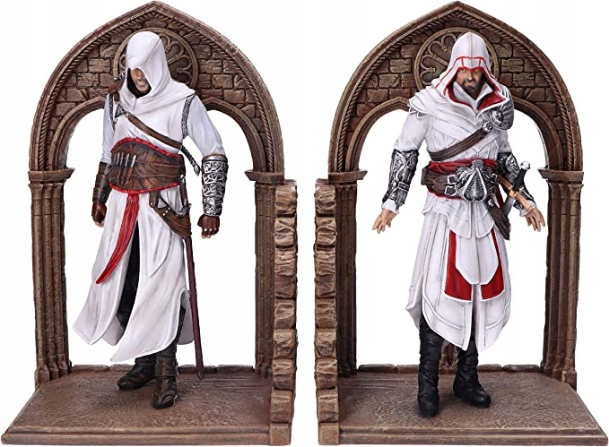 Assassin's Creed Altair a Ezio podpery na knihy 24 cm 2ks