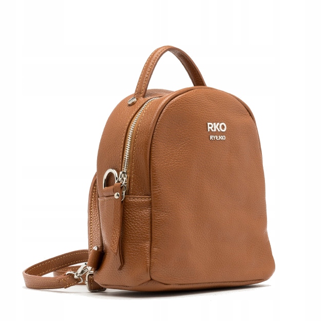RYŁKO RUDY DAMSKI PLECAK SKÓRZANY Marka Ryłko