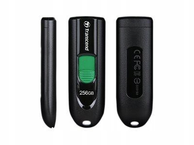 Transcend 256GB USB3.2 Pen Drive Type-C Capless Black