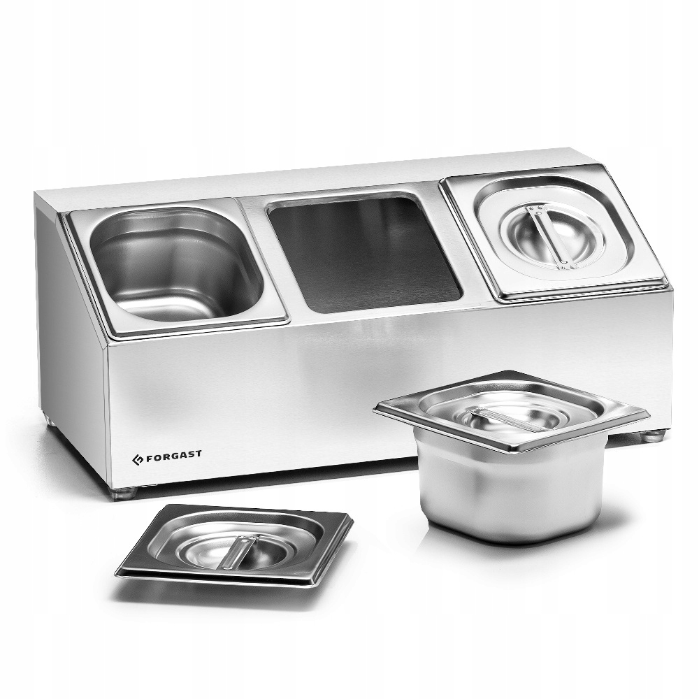 ХАРЧОВИЙ ДИСПЛЕЙ 3 GN 1/6 FORGAST FG11316 Код виробника FG11316