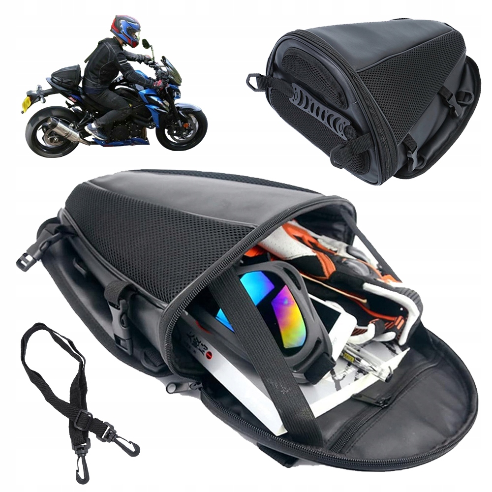 WIELOFUNKCYJNE TORBA MOTOCYKLOWA ZADUPEK SIEDZENIE TYŁ SIODŁO