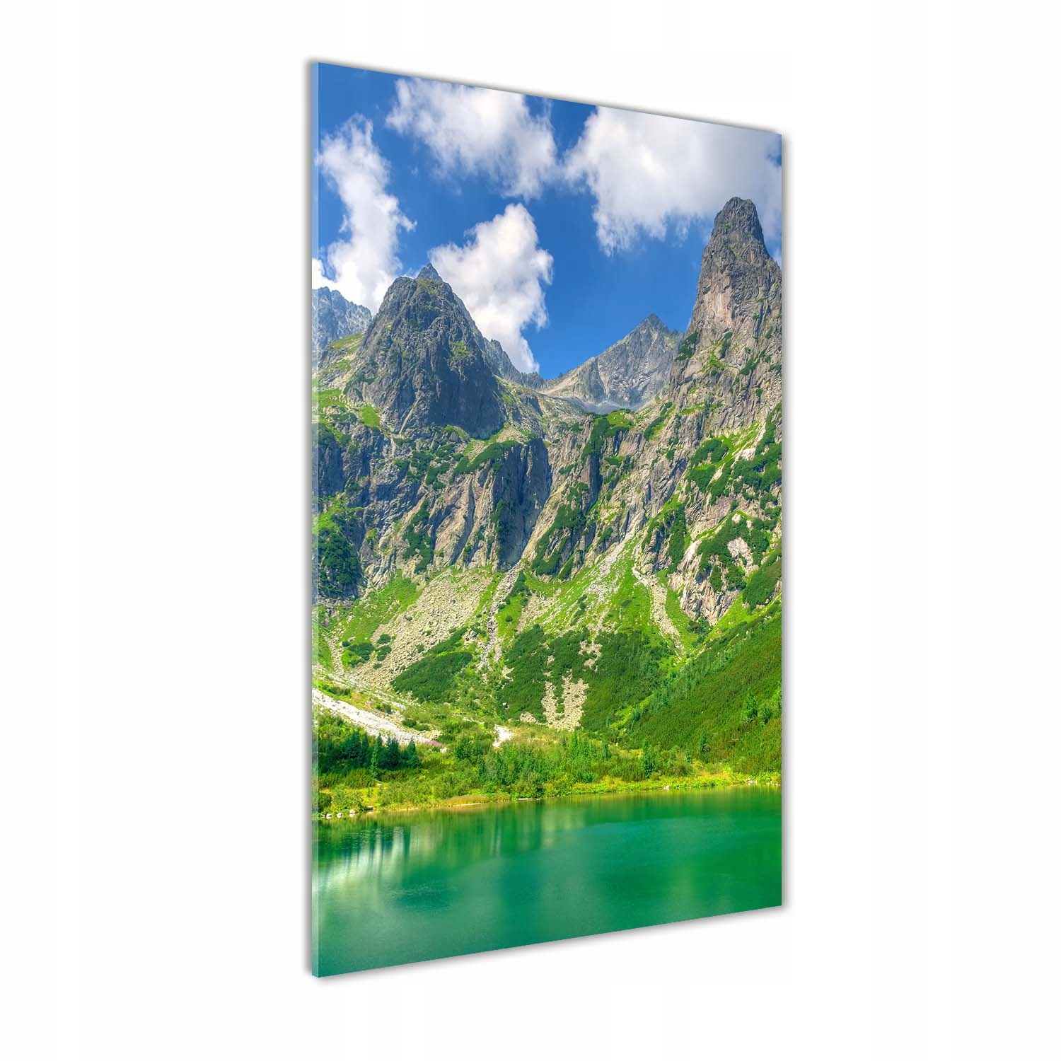 

Foto obraz szkło akrylowe Jezioro w górach 70x140