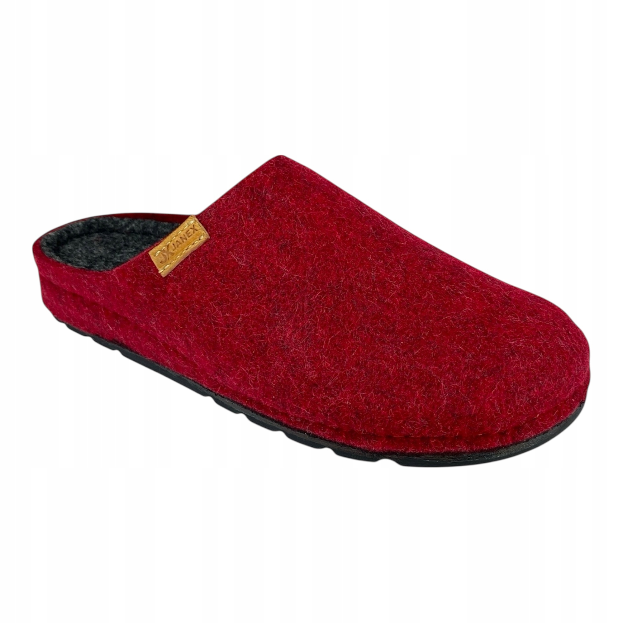Pánské Papuče Teplé vlněné plstěné pantofle Domácí Bačkory Janex Feltino