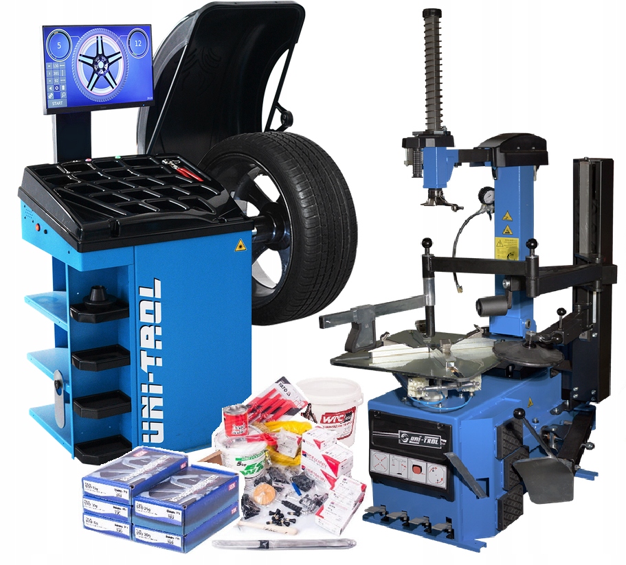 Zestaw maszyn do warsztatu wulkanizacja Dotacja UP Marka Wulcar