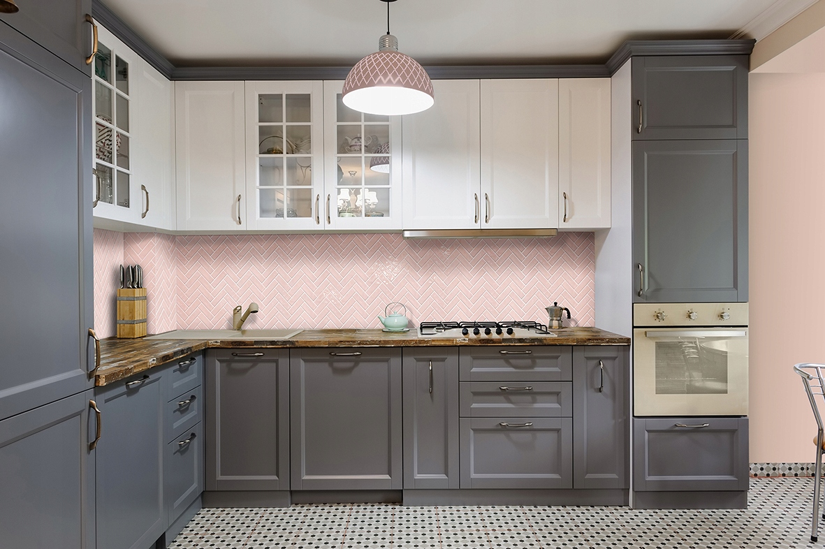 mozaika ceramiczna jodełka różowa 26,2x31,8 cm Typ mozaika