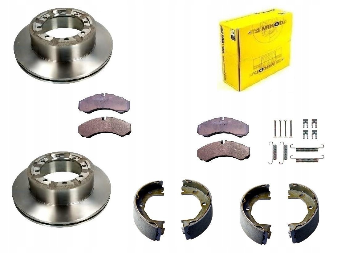 Kotouče Čelisti Renault Mascott Zadní Sada