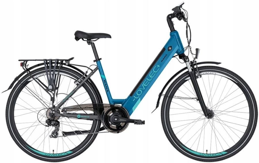 Rower elektryczny miejski Lovelec Rana Blue/azure, 18'', 12 Ah (2023) 18''