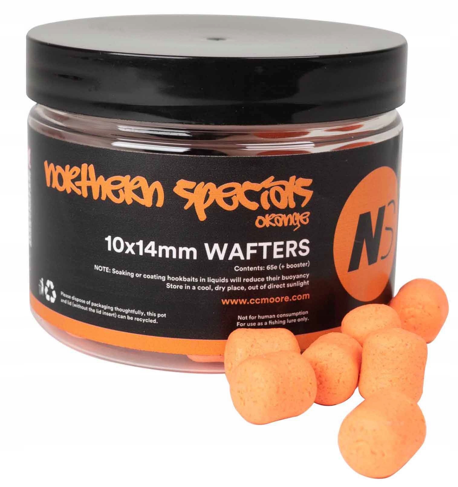 Dumbells CC Moore NS1 Northern Special Wafters Orange 10x14mm