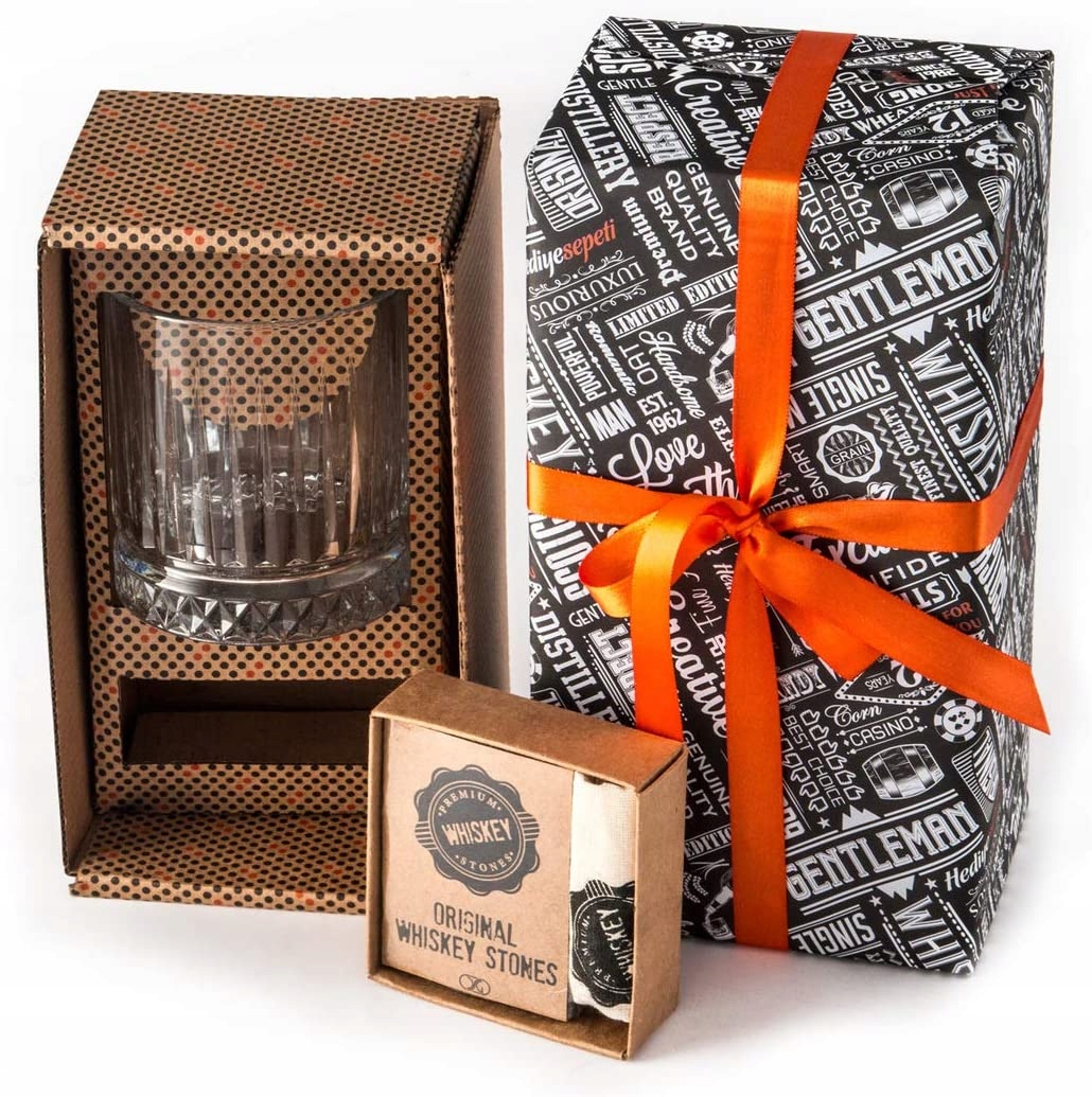 

Zestaw Do Whisky Premium Szklanka 12 Kostek