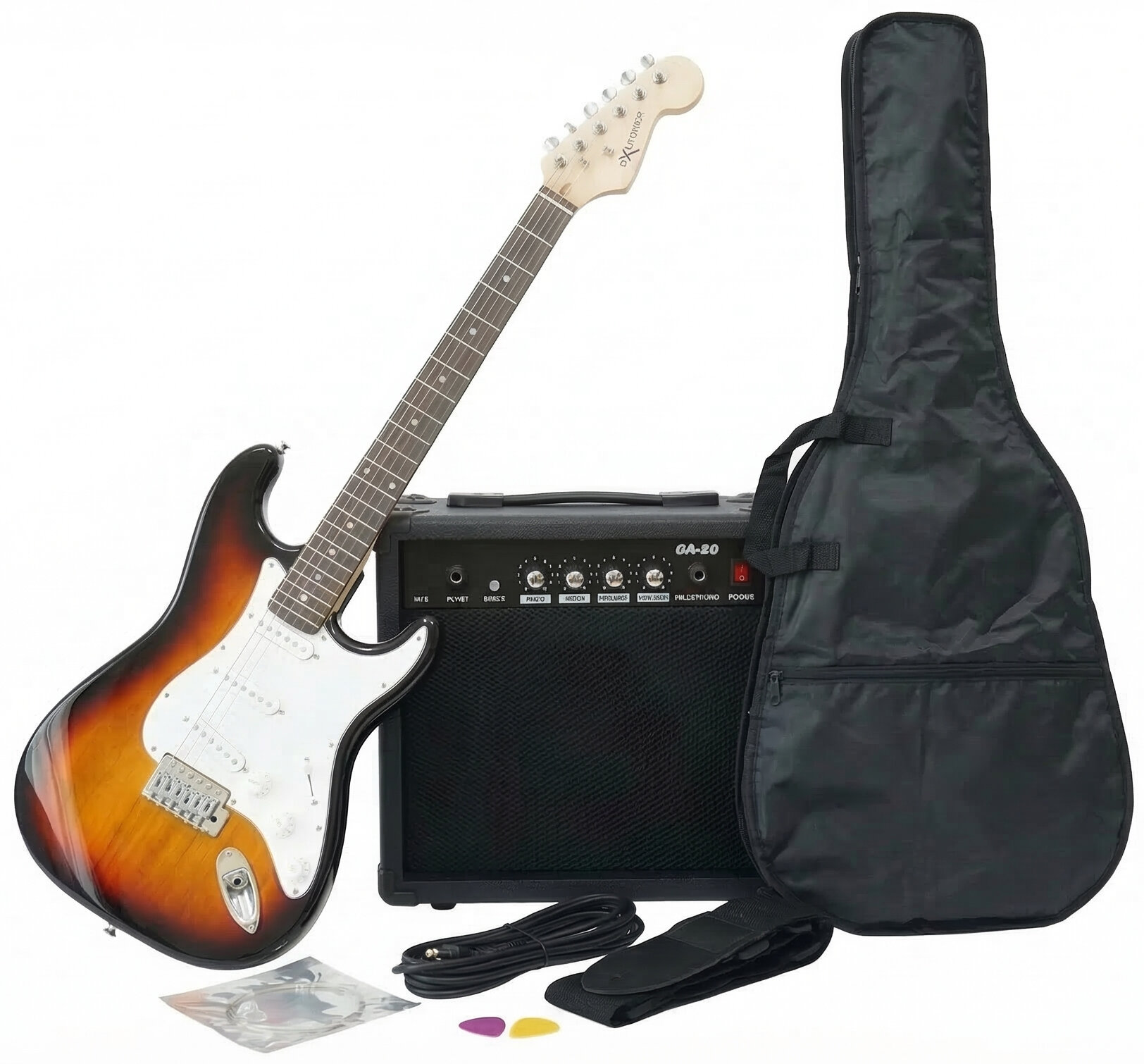 Extreme EGST1 Sb kompletní sada elektrické kytary a komba