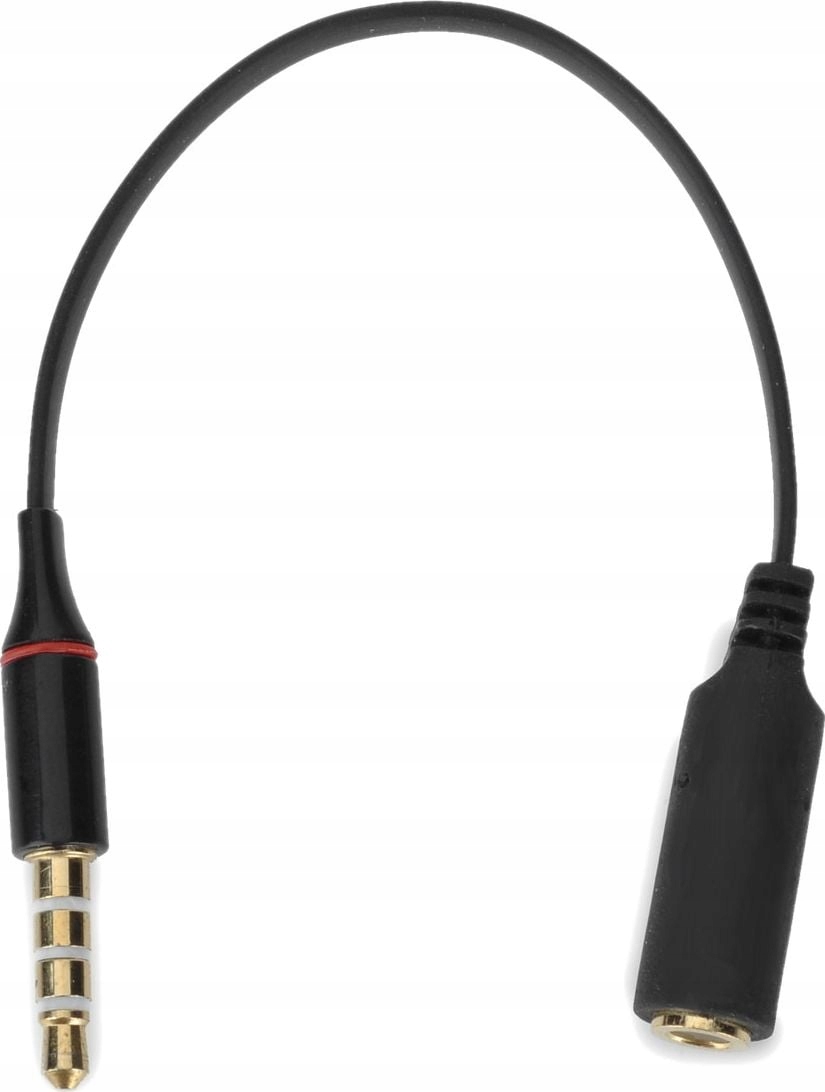 Adapter Av Mozos Jack 3.5mm Jack 3.5mm czarny (ASM5)
