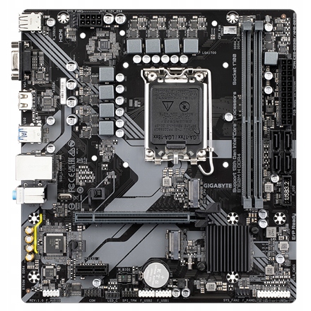 Gigabyte B760M H DDR4 1.0 M/b Rodina procesorov Intel Zásuvka proces