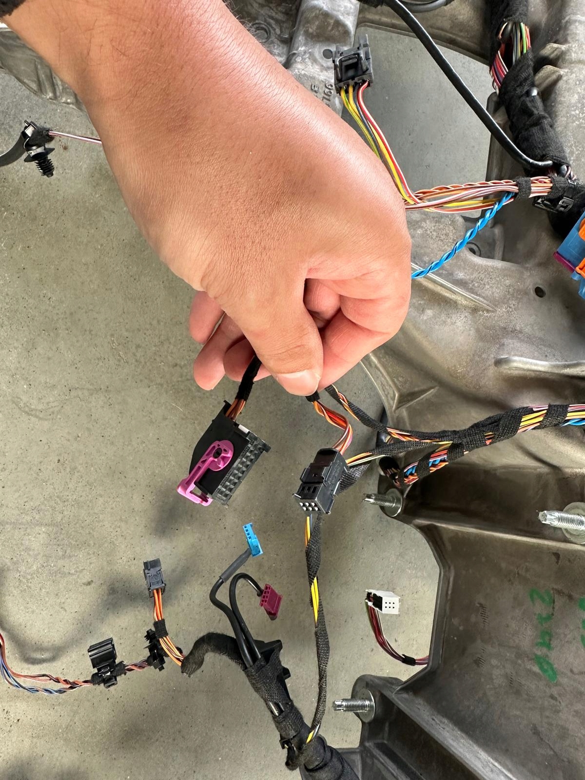 проводка коса консоли PORSCHE 991 GT3 RS