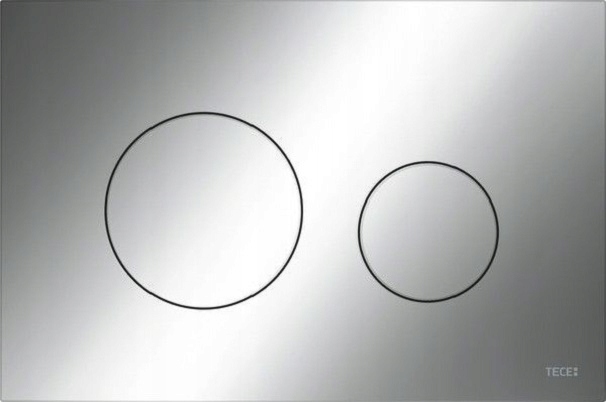 Przycisk spłukujący do Wc Tece Loop srebrny chrom połysk 9240921