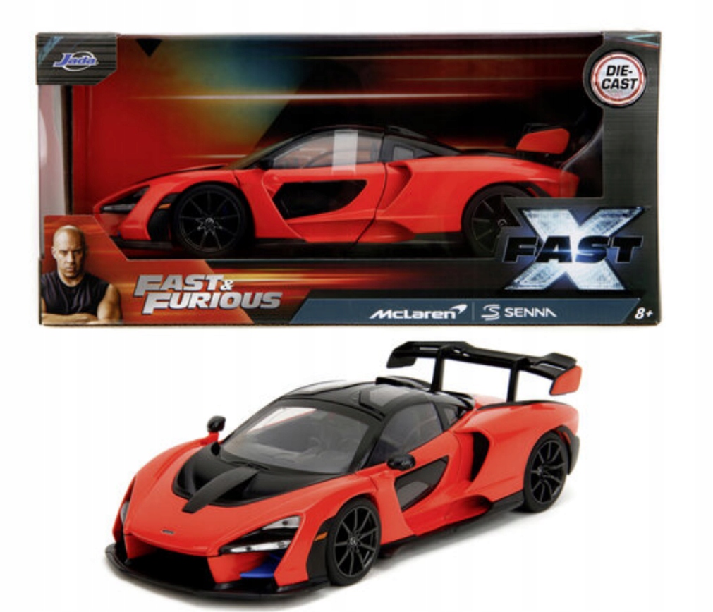 Rychle A Zběsile X Auto McLaren Senna 1:24 Jada toys