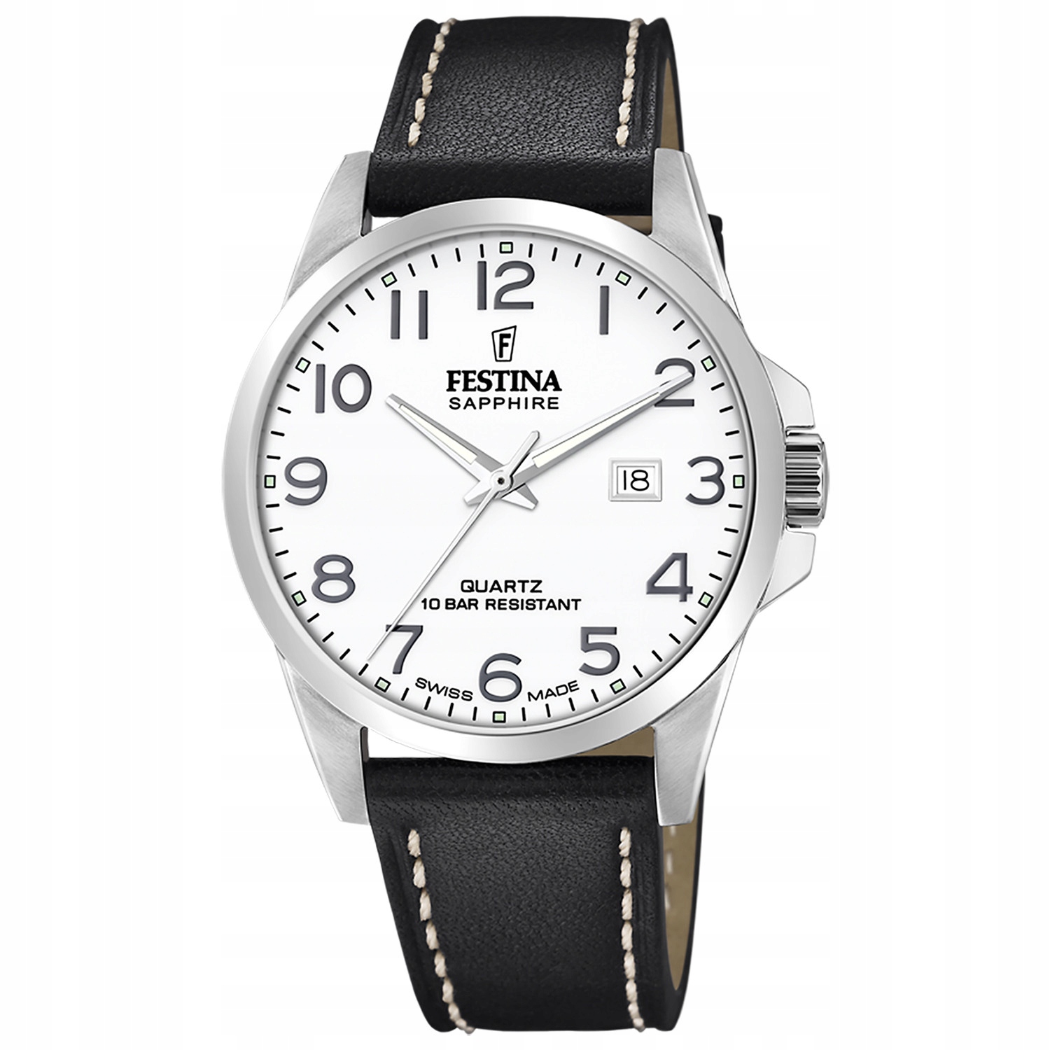 Pánské Hodinky Festina F20025-1, hnědý řemínek