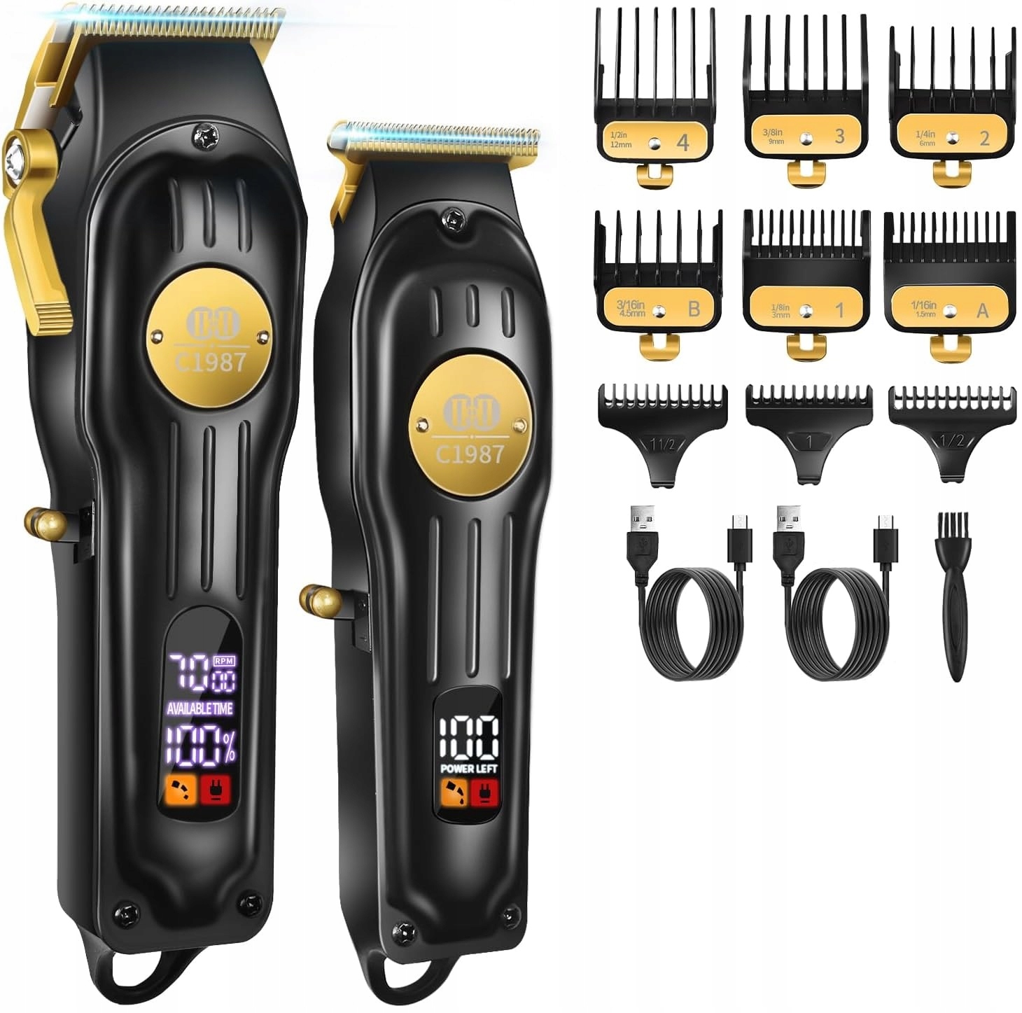 Profesionální Bezdrátový Zastřihovač Vlasů, Sada Pro Zastřihovač Vlasů CICII