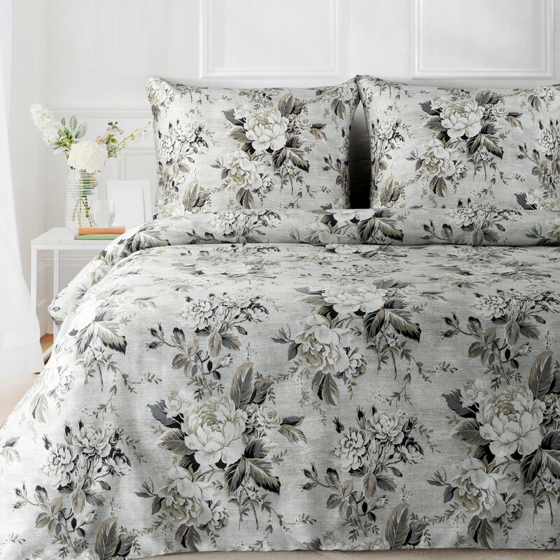 Pościel satynowa 100% bawełna komplet pościeli Eurofirany 220X200 SPRING62
