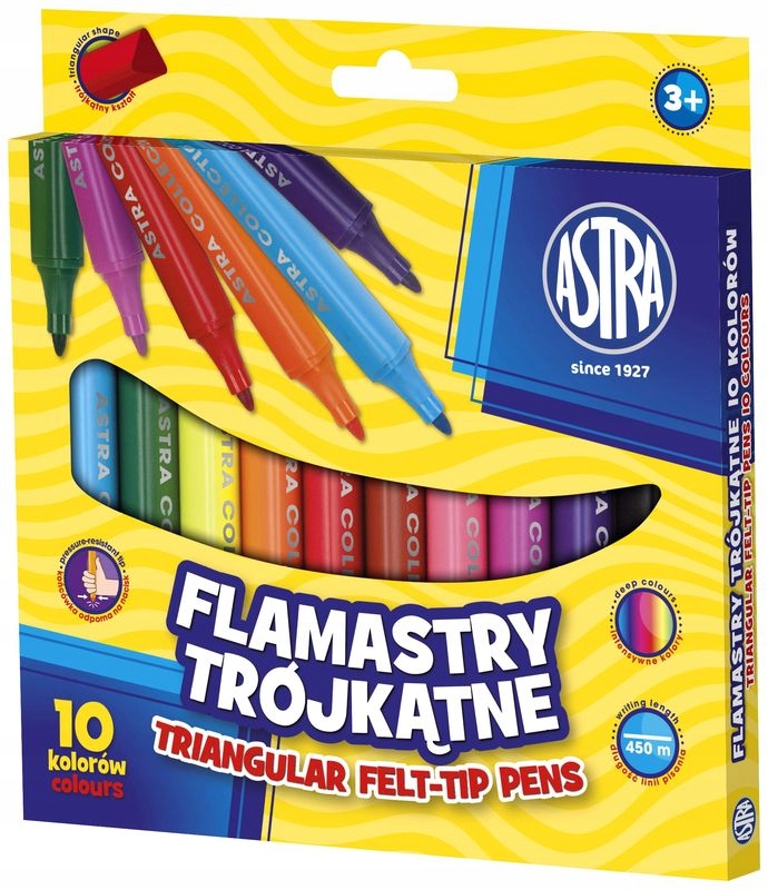 

Astra Flamastry trójkatne Jumbo