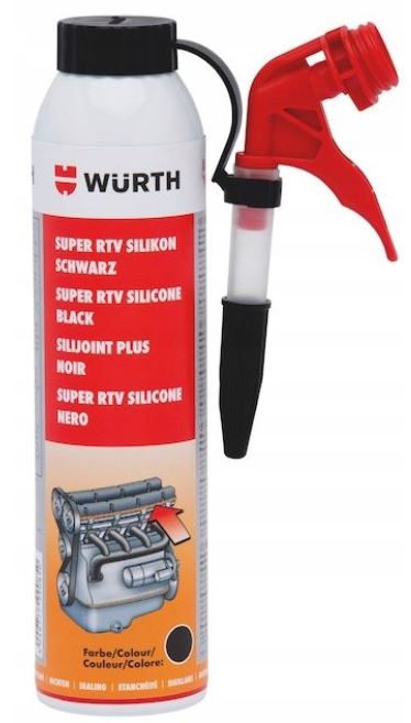 Wurth silikon masa uszczelniająca super RTV czarny