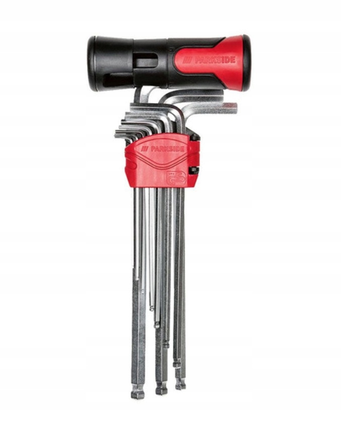 Klucze imbusowe imbusy HEX 1.5-10 mm 10 szt z kulką