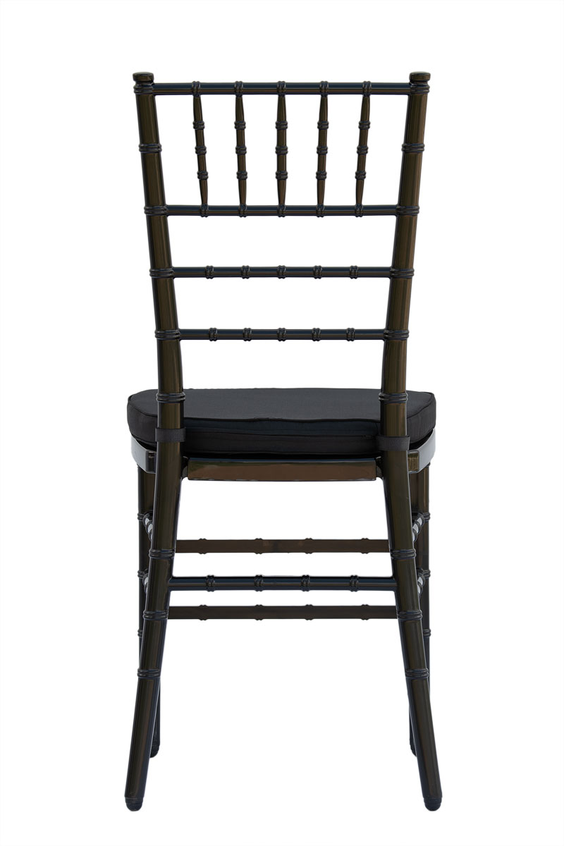 KRZESŁO BANKIETOWE WESELNE ŚLUBNE CHIAVARI TIFFANY sztaplowane czarne Stan opakowania oryginalne