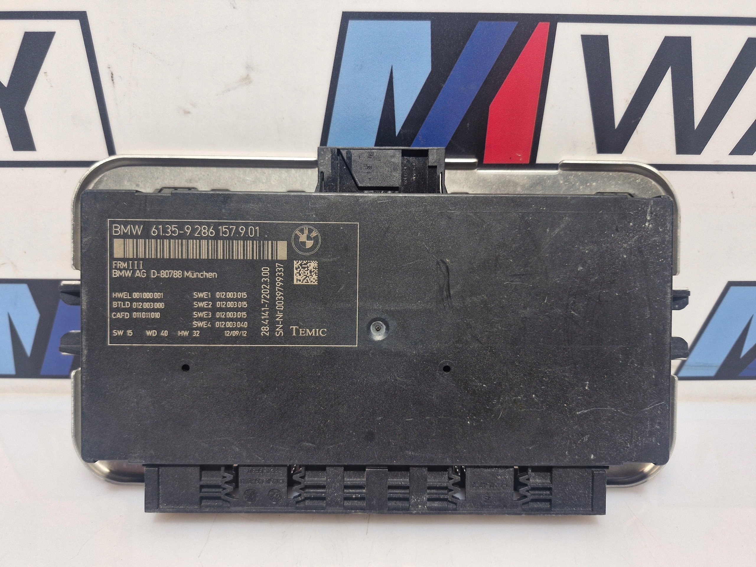 BMW X3 F25 module unité de commande électronique uce feux EUROPA 9286157