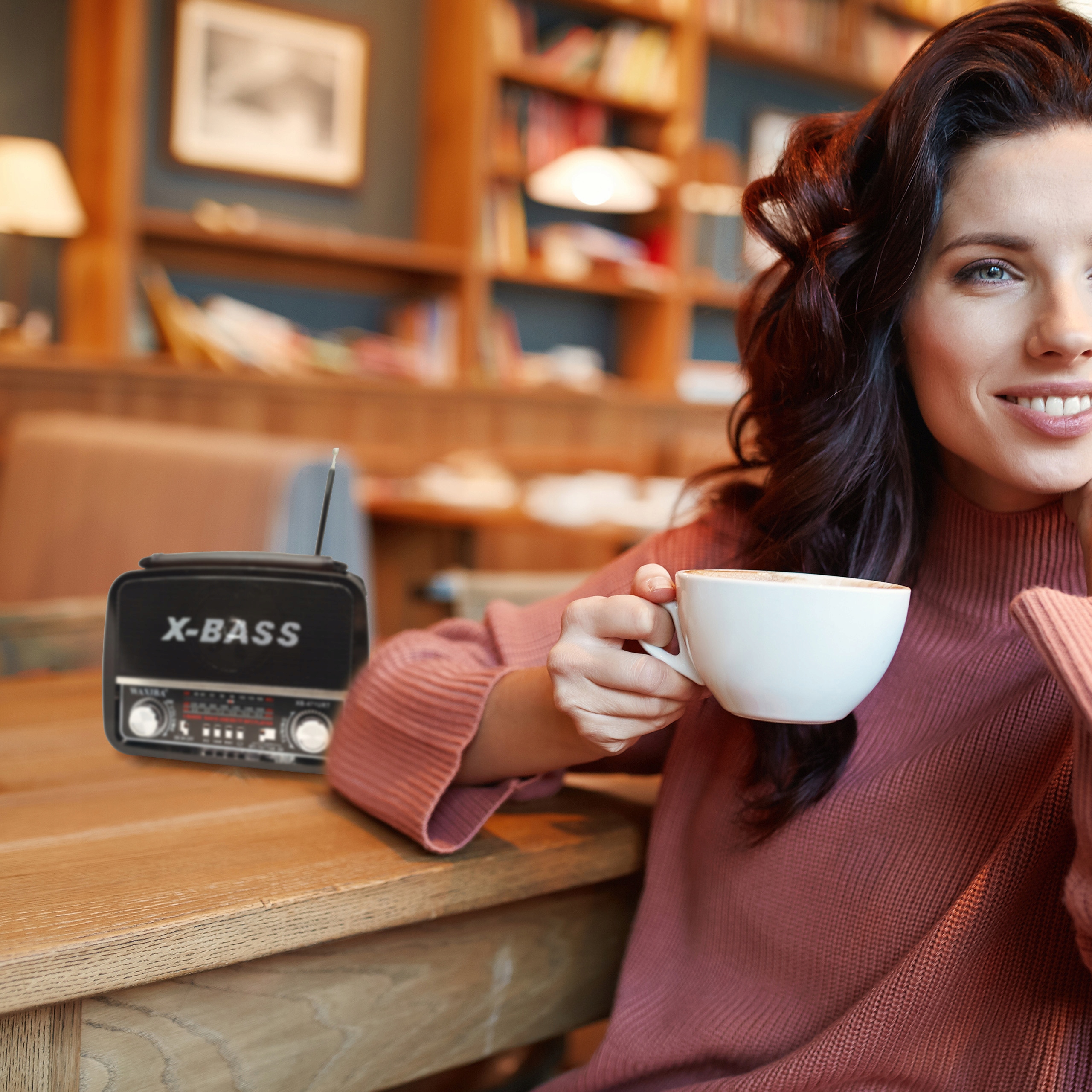 RADIO KUCHENNE PRZENOŚNE SIECIOWE NA BATERIE FM/AM/SW USB AUX SD MP3 Radio AM