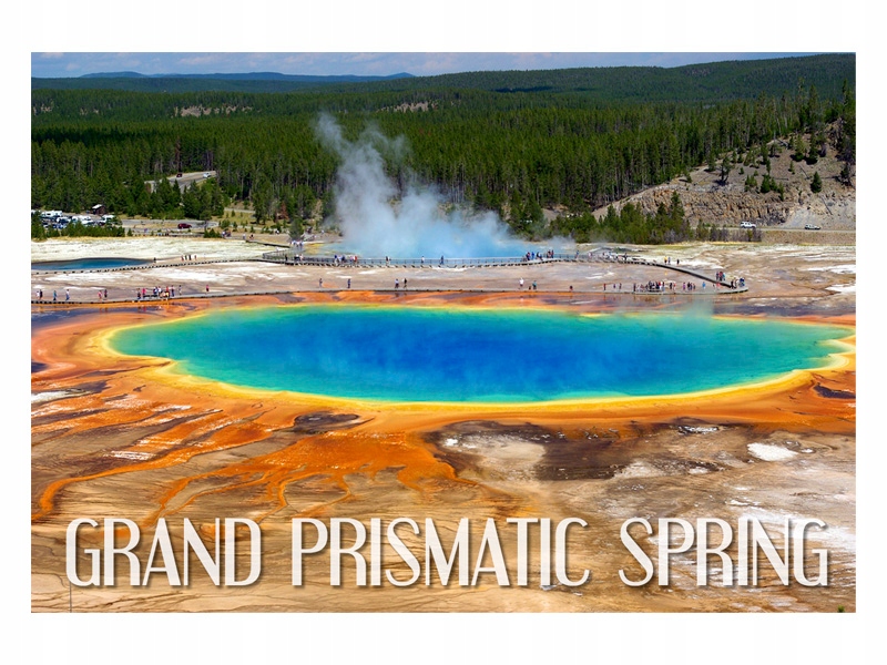 

Usa Gorące Żródła Yellowstone Magnes na lodówkę