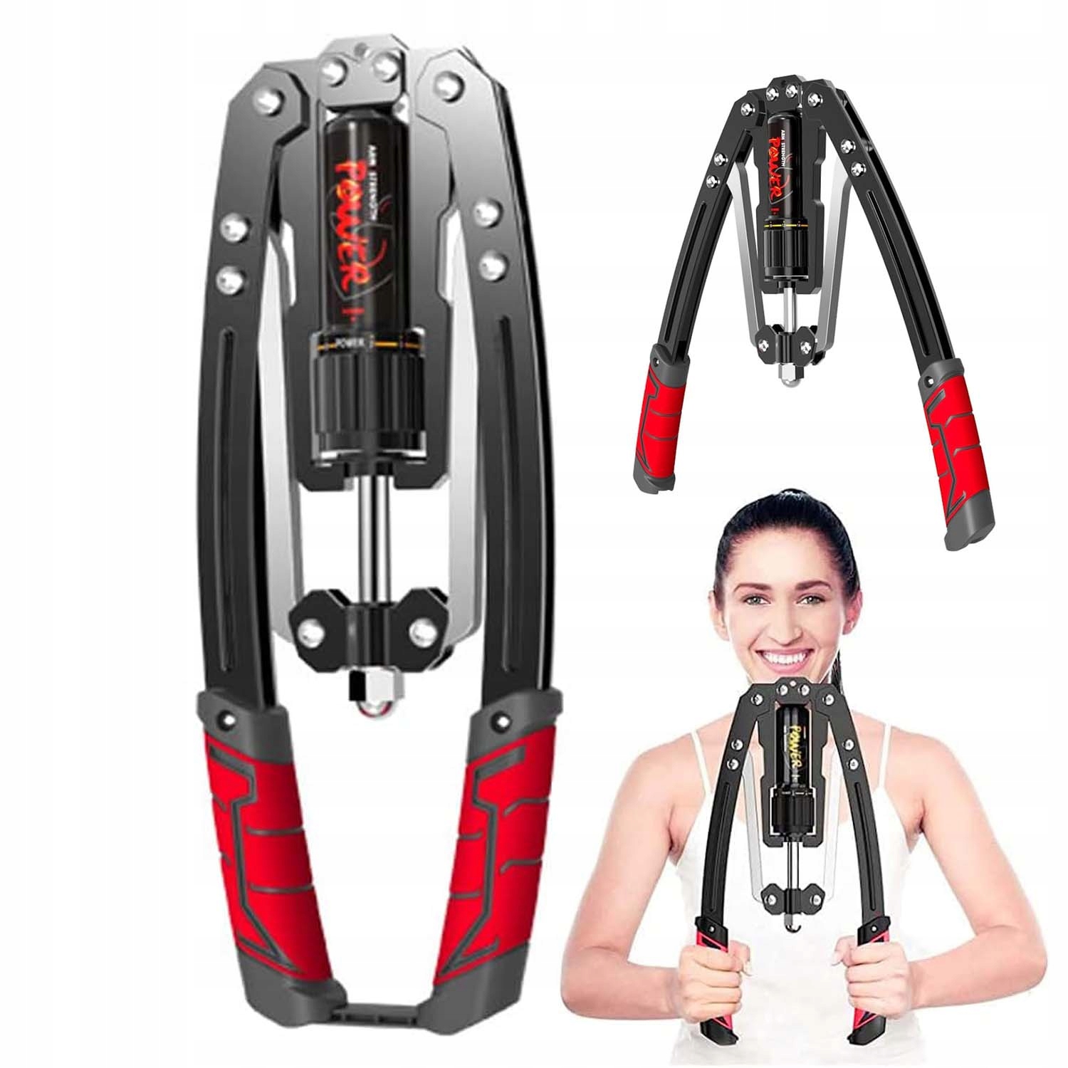 Dvojitá Hydraulická Pružina Power Twister, Nastavitelný Expandér Svalů