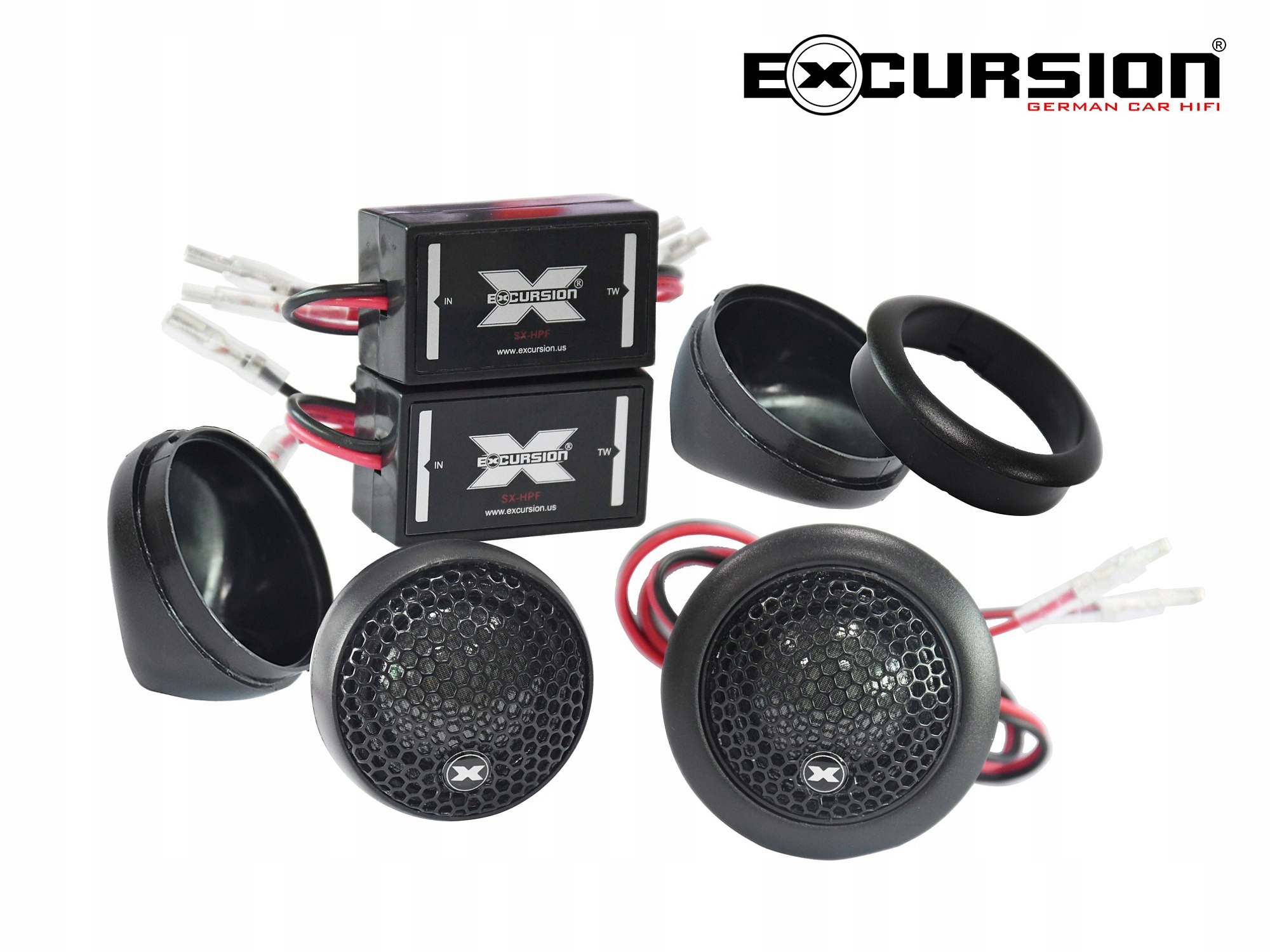 Zestaw GŁOŚNIKÓW Excursion SX-6C - 165mm 16,5cm 2x75W 4Ohm System Car Audio Model SX-6C
