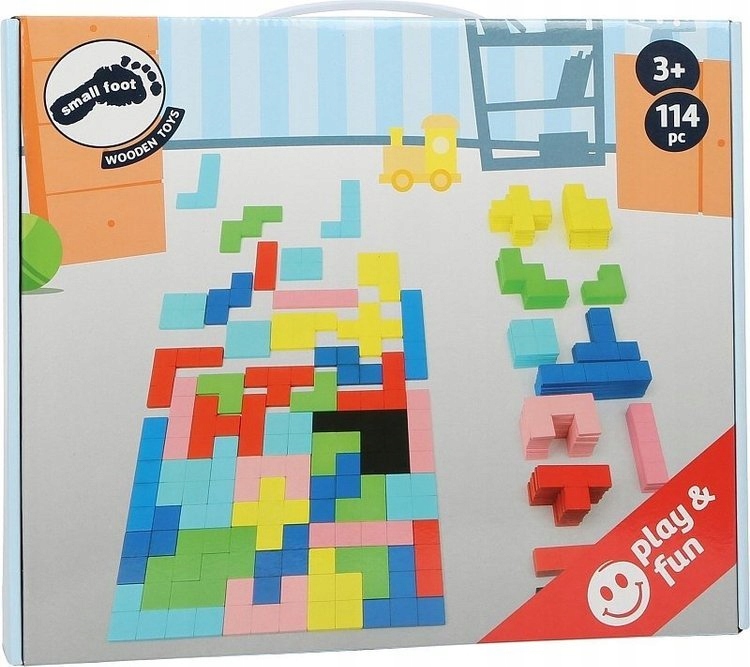 

Small Foot Drewniane Puzzle Tetris 11403 114 El