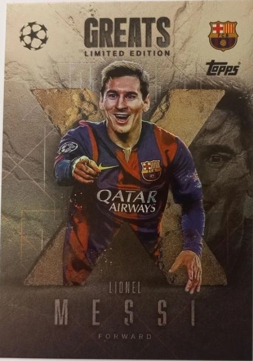 Lionel Messi Greats Limited Edition Le Xg 2 Match Attax Barcelona