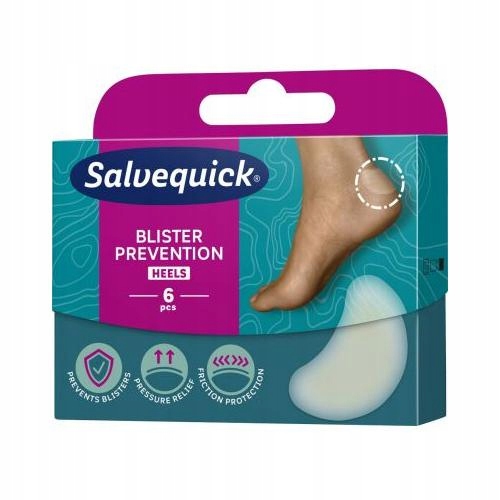 

Salvequick Plastry na pęcherze i otarcia, 6szt.