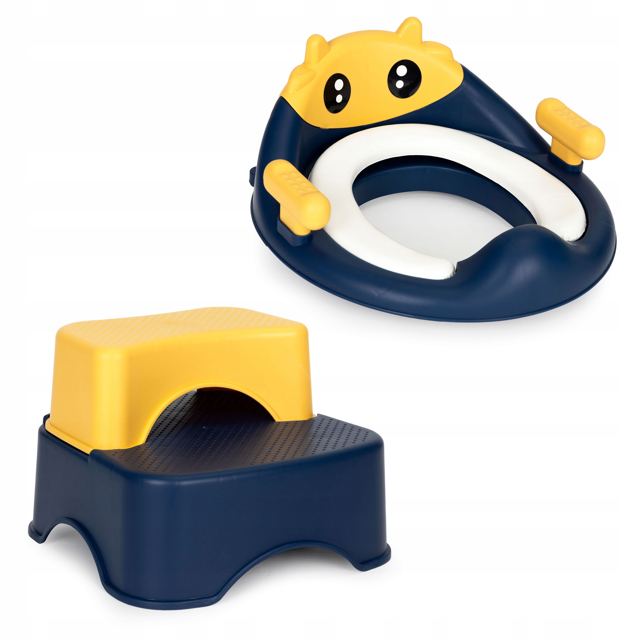 NAKŁADKA DESKA NA SEDES TOALETĘ PODNÓŻEK ZE SCHODKAMI MIĘKKA ANTYPOŚLIZGOWA Maksymalne obciążenie 30 kg