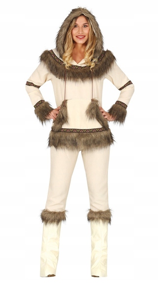Kostým Eskimoska Inuitka Eskimoski Arktida Zima L