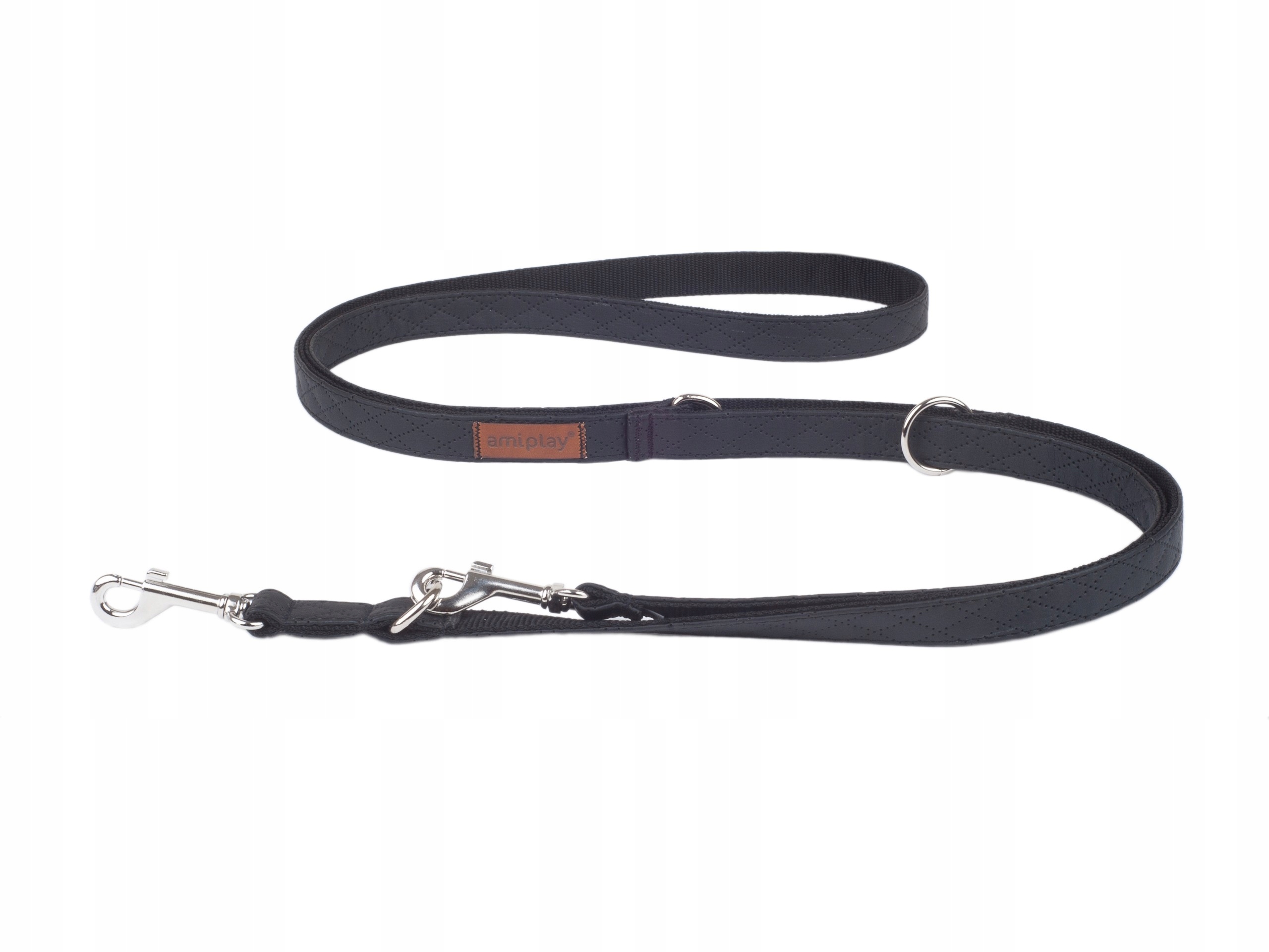 

Smycz regulowana ekoskóra Cambridge XL Czarny