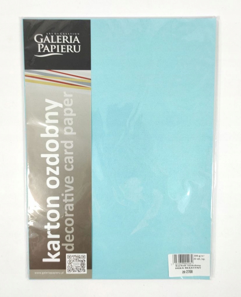 NIEBIESKI PAPIER KOLOROWY BLOK OZDOBNY DO DRUKARKI